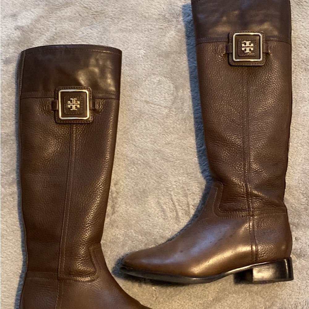 Tory Burch Brown Riding Boots